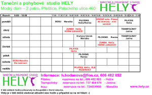 Rozvrh TS červen2014