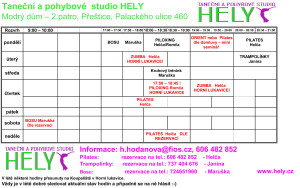 Rozvrh TS prázdniny2014